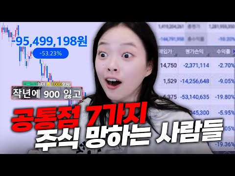 7 characteristics of people who lose their stocks lol