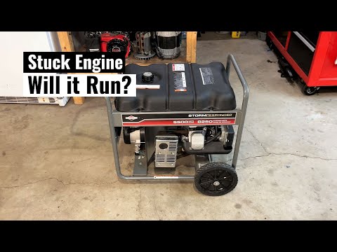 Seized Engine - Can This Generator Be Saved?