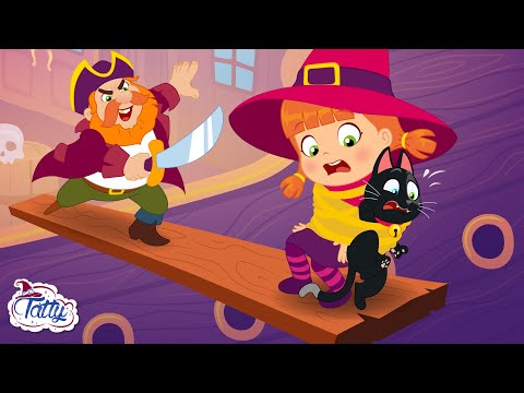 Піратська пригода чарівниці Татті і котика Місіфу😼 Мультфільм українською про грозу та павуків