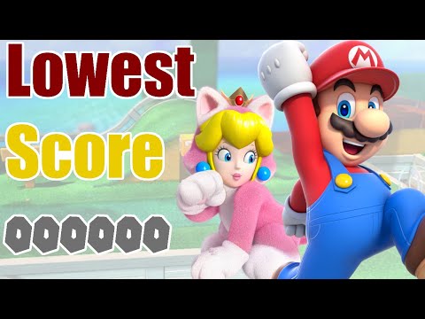 What is the Lowest Possible Score Required to Beat Super Mario 3D World? -Low Score Challenge