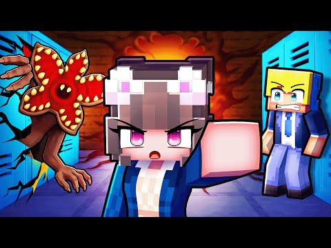 Wir überleben die STRANGER THINGS SCHULE in Minecraft!