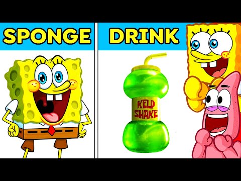 Favorite DRINKS of all SPONGEBOB Characters!
