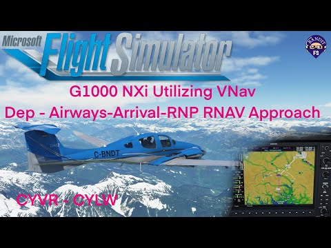 MSFS 2020 | G1000 NXi | VNAV | Departure - Airways - Arrival - RNAV RNP Approach | Diamond DA62 |