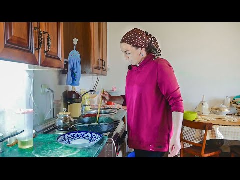 Amazing Village Life High in the Mountains of Dagestan. Russia. Big Movie