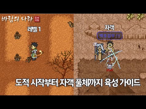 바람의나라 클래식 도적 시작부터 자객 풀체까지 육성 가이드