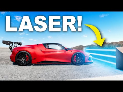CARS vs LASERS! - BeamNG