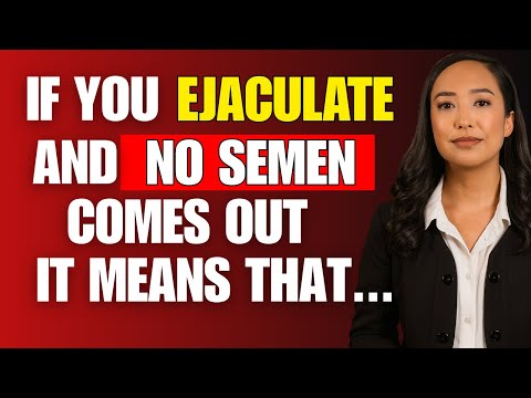 If you are older and do not ejaculate, do so immediately...