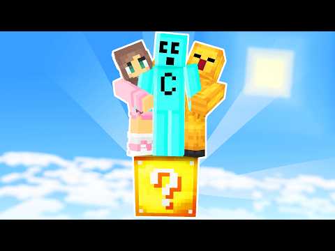 We're Stuck on One Lucky Block in Minecraft