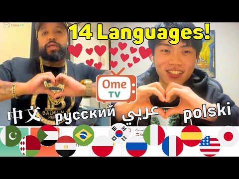 Fun Reactions When I SUDDENLY Speak Their Language! - OmeTV