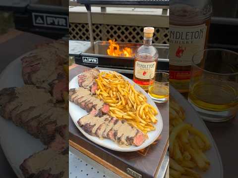 Steak au Poivre with Pendleton Original Whisky #ad