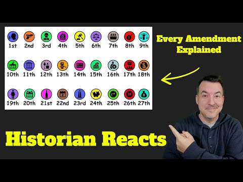 Every US Constitutional Amendment Explained - Paint Explainer Reaction