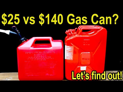 Best Gas Can? $140 Wavian vs Eagle, Surecan, Scepter, Briggs & Stratton, Midwest, VP Racing