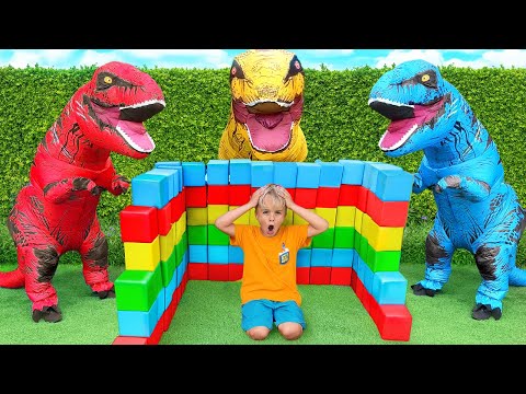 Chris and Escape Adventures with Dinosaurs