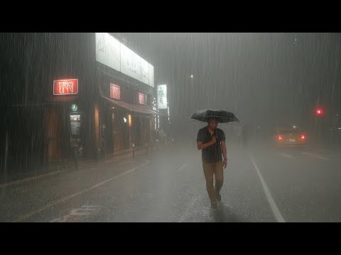 Only the Rain Calms the Noise Inside Me. Relaxing Sound for Sleep Meditation. White Noise.