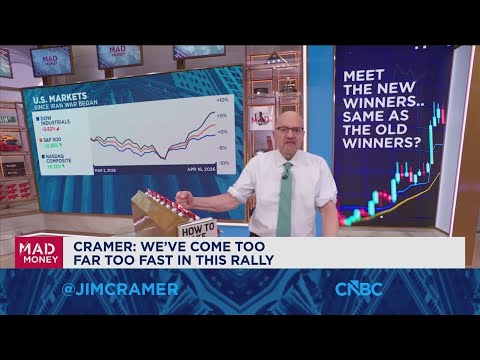 Jim Cramer warns investors against market speculation amid rally