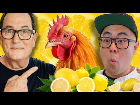 @samthecookingguy makes AMAZING LEMON ROAST CHICKEN! Pro Chef Reacts