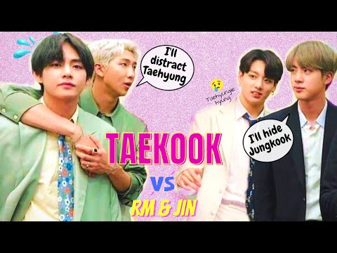 Namjoon & Jin can't stop Taehyung & Jungkook EXPOSING themselves [Taekook Moments]