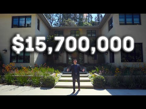 What a Massive $15.7 Million Mansion looks like in Bel Air! | Los Angeles Luxury Home Tours