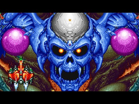 Truxton II (Arcade) All Bosses (No Damage)