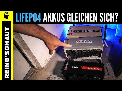 Aufgesägt! LiFePO4 Akkus gleichen sich?