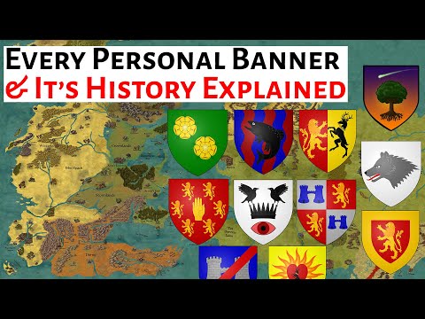 Every Personal Banner, Arms & Heraldry In Westeros | House Of The Dragon & ASOIAF Lore Explained