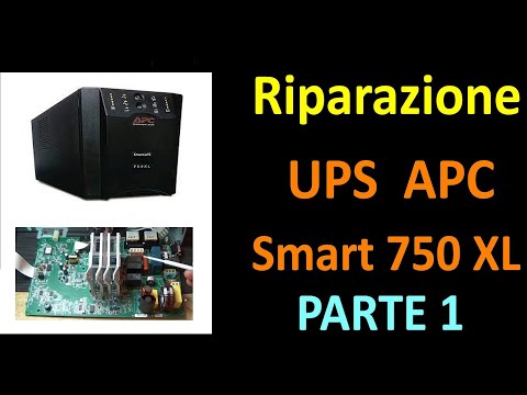 0670: Riparazione Smart UPS APC 750 XL (Parte 1)