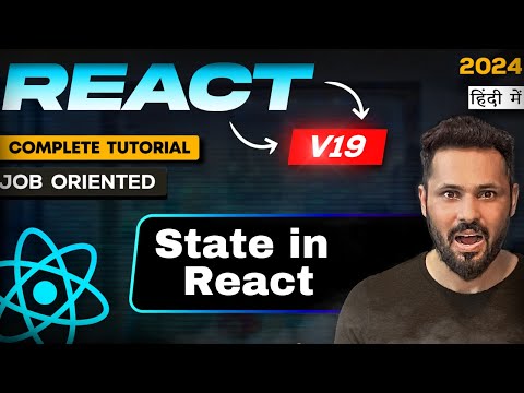 React js 19 tutorial in Hindi #15 State in react JS