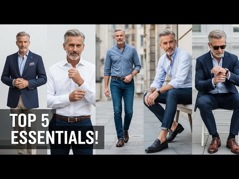 10 Essential Wardrobe Pieces Every Man Over 50 Should Own | Timeless Style Guide