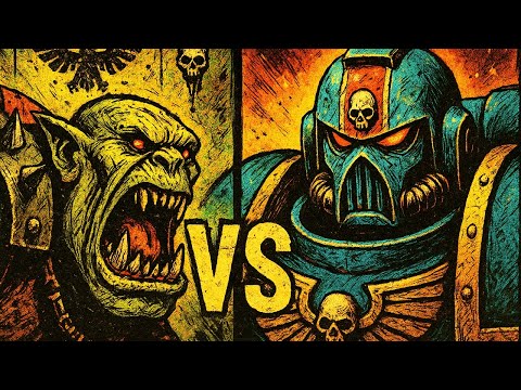 The Brutal Reality Of A Space Marine vs Ork Battle In WH40K