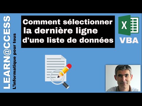 Excel VBA - Comment trouver la Dernière Ligne d"un Tableau