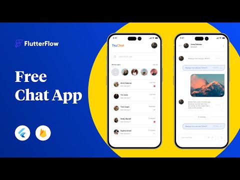 Build Chat App without Coding | FlutterFlow Chat App Tutorial