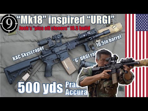 10.5in AR15 / Red Dot "Mk18 URGI" to 500yds: Practical Accuracy
