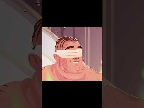 A rich man did not wash for an entire year 😲 #animation #funny #cartoon