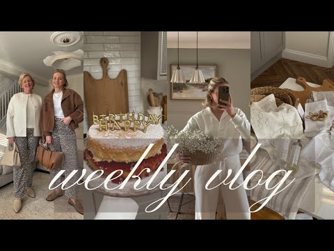 SPEND THE WEEK WITH ME: HOMELY VLOG, HOME HAUL, BAKING, GARDENING, HOSTING / LAURA BYRNES