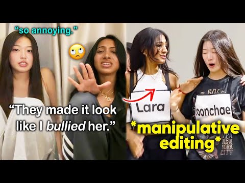 lara & yoonchae exposed dream academy's DIRTY editing to make it look like they HATE each other
