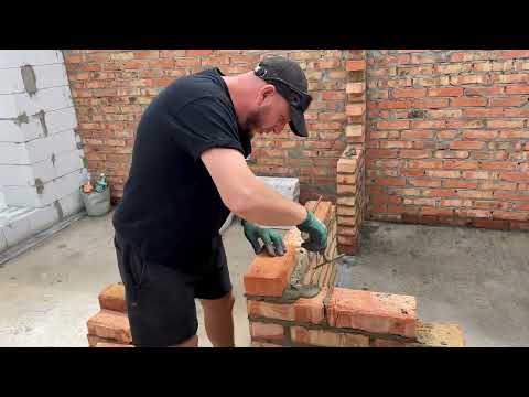 Угол из кирпича!