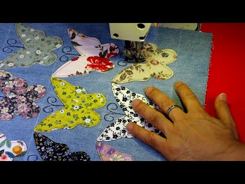 DIY"자투리 원단" 절대 버리지 마세요! "명품백"이 됩니다!/"butterfly" applique tote bag/made of the scraps