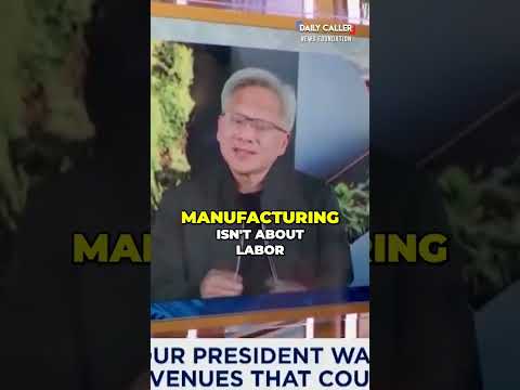 NVIDIA CEO Jensen Huang PRAISES Trump’s 'Bold Vision' to Re-Industrialize America