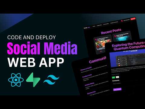 Build and Deploy a Fullstack Social Media App with Authentication | React, Supabase, PostgreSQL