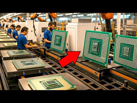 How It's Made: CPU,  Microchips, Laptops