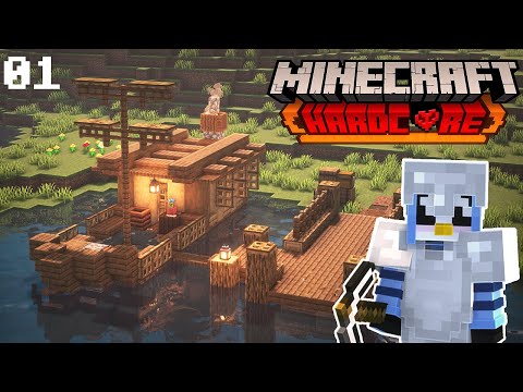 Minecraft Hardcore #1: We live on a boat?!