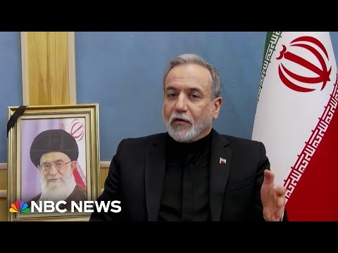 Iran foreign minister reacts to Trump saying he'll pick the next leader of Iran: Full interview