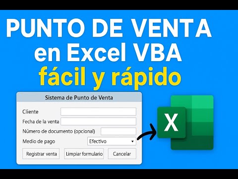 🧠 Punto de Venta en Excel VBA fácil y rápido | Estructura y creación del UserForm | Parte 1