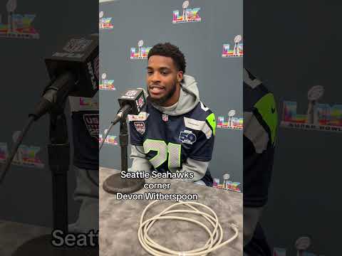 Seattle Seahawks corner Devon Witherspoon 