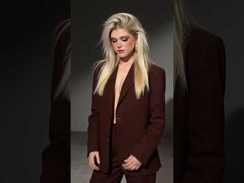 Beautiful suit #suit #woman #blonde