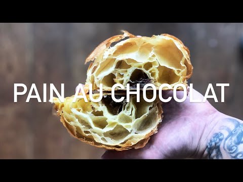 Pain Au Chocolat with Sourdough Full Tutorial