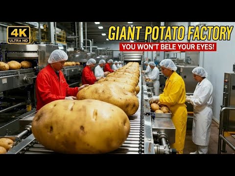 10,000 Chips Per Minute: Inside a Mega Potato Chip Factory (Full Process)
