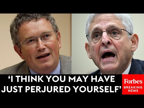 BREAKING NEWS: Thomas Massie Asks Garland Point Blank If He Should Be 'In Contempt Of Congress'