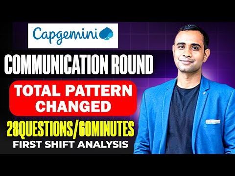 Capgemini 09/09/2025 Communication Round | Student Analysis | Total Pattern Changed |
