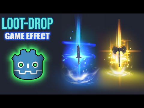 GODOT 4  -  Loot Drop Effect for beginners
